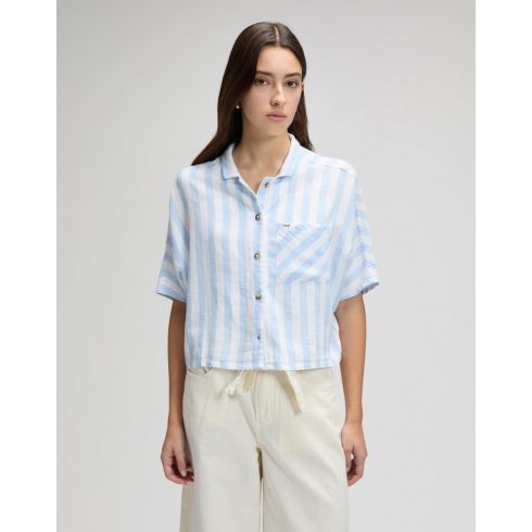 Lee ® Női rövidujjú ing - Sea Mist Stripe