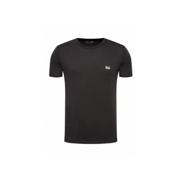 Lee® Férfi rövidujjú póló-Regular Fit-SS Patch Logo-Washed Black