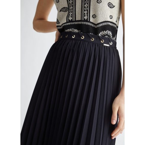 LIU•JO Női szoknya-Pleated-Nero