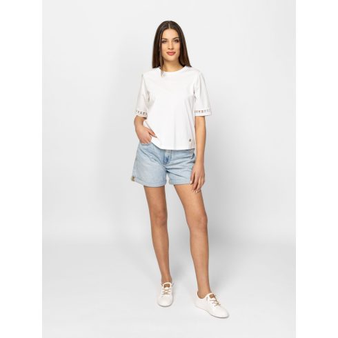 Heavy Tools  Női póló - Marine -Ecru