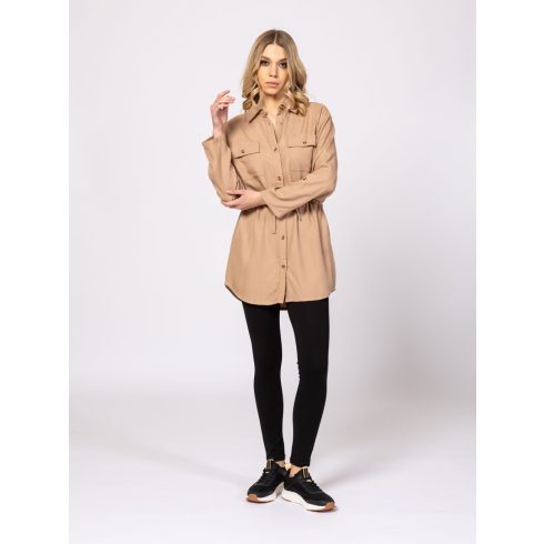 Heavy Tools Női hosszított ingblúz - Rolda -Beige