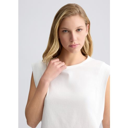 LIU•JO Női ujjatlan póló - Moda - White milk