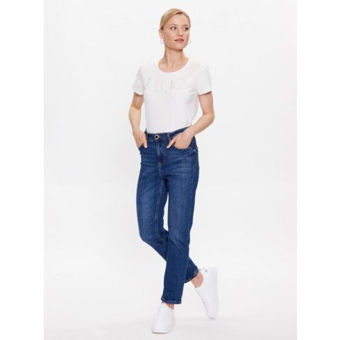 LIU•JO  Női póló -Regular Fit-Ivory/Glitter