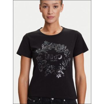 LIU•JO Női póló -Nero/round paill