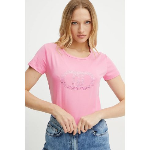 LIU•JO Milano Női póló - ECS T-shirt moda -Candy pop