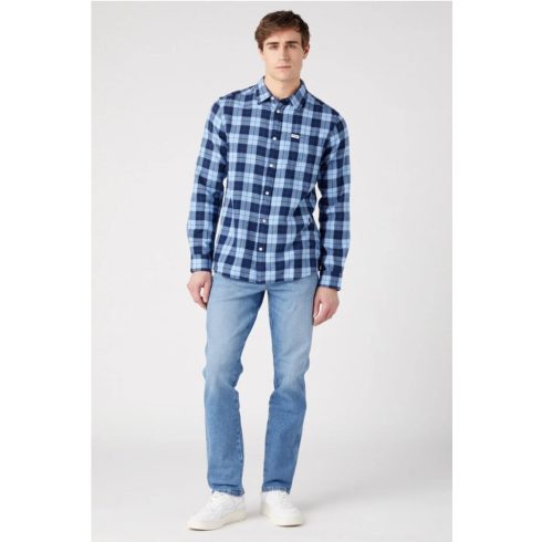 Wrangler® Férfi ing- Regular Fit - Cerulean Blue