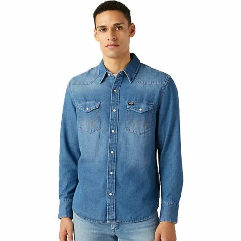 Wrangler® Férfi ing -Icon Mid Stone