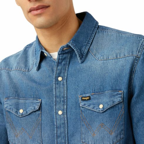 Wrangler® Férfi ing -Icon Mid Stone