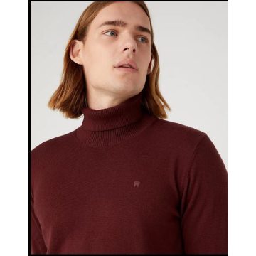 Wrangler® Férfi garbó-Roll neck Knit -Dahlia