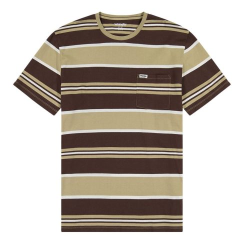 Wrangler® Férfi póló-Pocket Tee Plaza Taupe