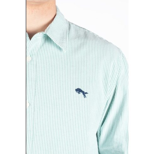 Wrangler® Férfi ing- Regular-Green Stripe  