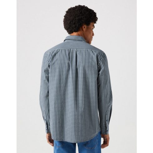 Wrangler® Férfi ing -Regular- Black Iris Giongham