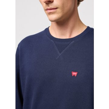 Wrangler® Férfi pulóver-Sign Off Crew- Navy