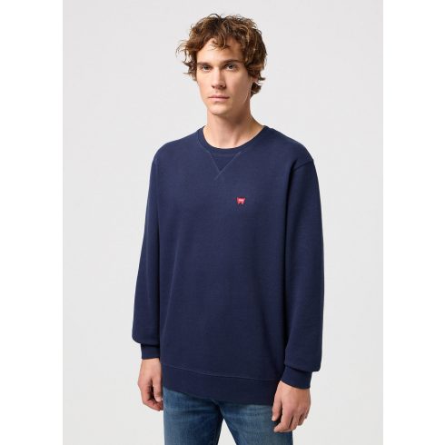Wrangler® Férfi pulóver-Sign Off Crew- Navy