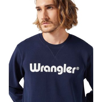 Wrangler® Regular Férfi pulóver-Sweat Navy