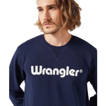 Wrangler® Regular Férfi pulóver-Sweat Navy