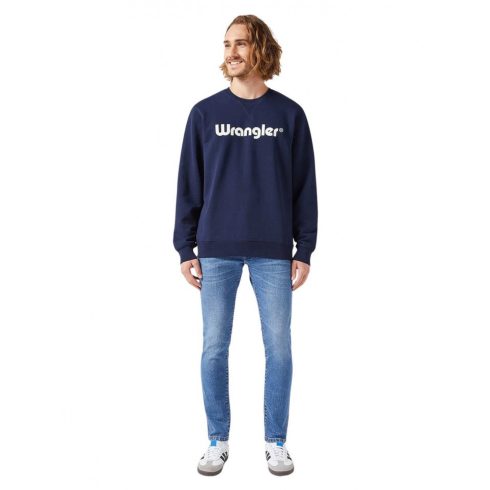 Wrangler® Regular Férfi pulóver-Sweat Navy