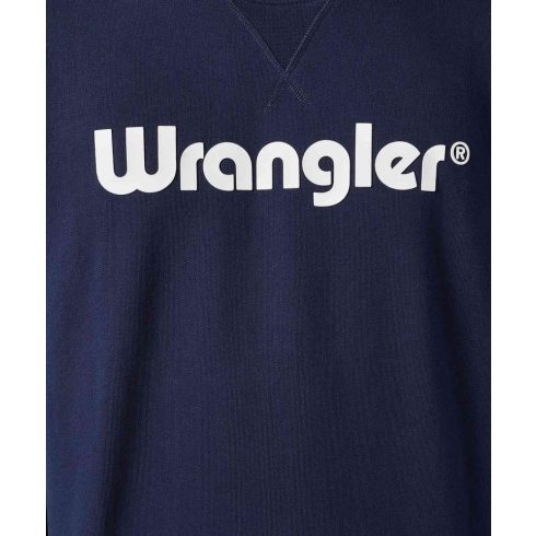 Wrangler® Regular Férfi pulóver-Sweat Navy