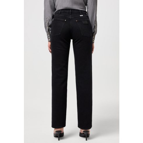 Wrangler®  Női farmernadrág - Mid Rise Straight - Sunset - Black
