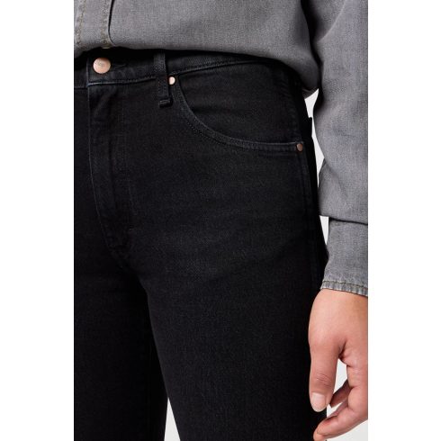Wrangler®  Női farmernadrág - Mid Rise Straight - Sunset - Black