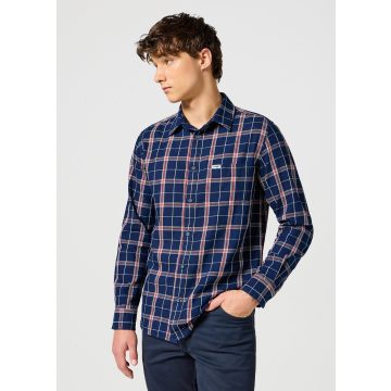 Wrangler® Férfi ing-1PKT Shirt-Red Indigo