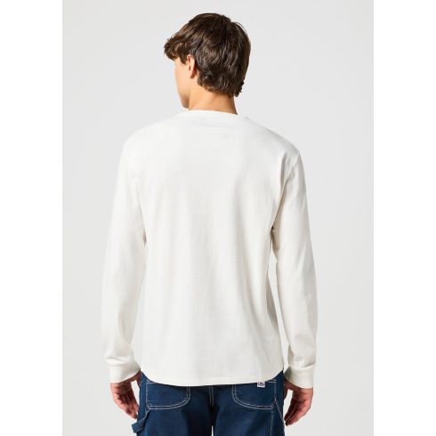 Wrangler® Férfi hosszu ujjú póló - Worn White