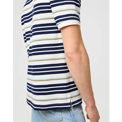 Wrangler® Férfi galléros póló-Worn White