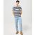 Wrangler® Férfi galléros póló-Worn White