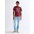 Wrangler®  Férfi póló - Americana Tee Ruby Wine