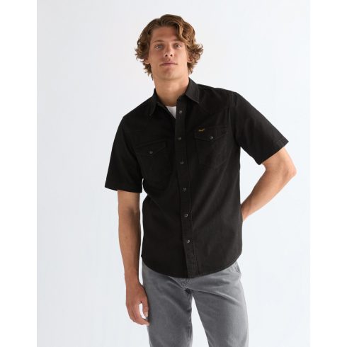 Wrangler®  Férfi rövid ujjú farmering - Western - Regular - Black