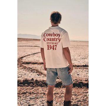 Wrangler®  Férfi póló - Vitange Tee - Worn White