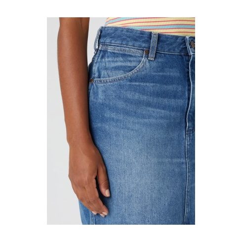 Wrangler® Mom Skirt-Vintage Sky