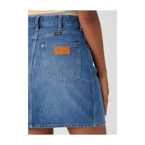 Wrangler® Mom Skirt-Vintage Sky