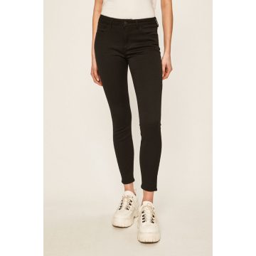 Wrangler® Skinny Cropp nadrág-Fekete