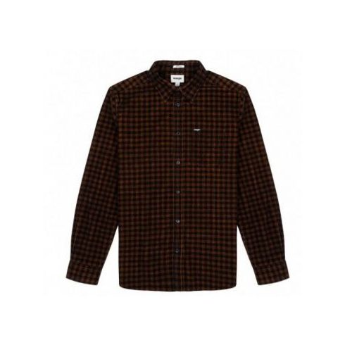 Wrangler®  Férfi  kordbársony ing- Regular-Pocket Shirt-Nutmeg Brow