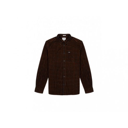 Wrangler®  Férfi  kordbársony ing- Regular-Pocket Shirt-Nutmeg Brow