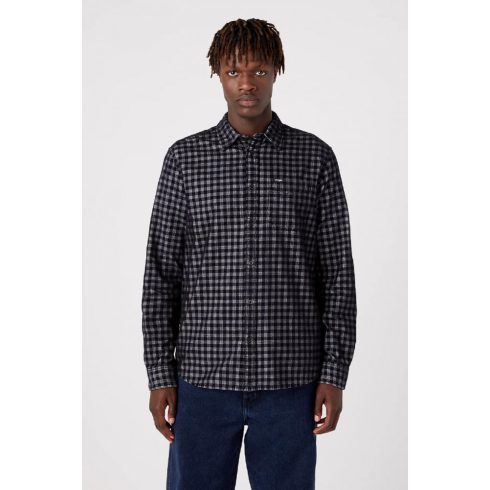 Wrangler®  Férfi kordbársony ing-Pocket Shirt-Worn White