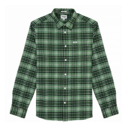 Wrangler® Férfi ing- Regular-Pocket Shirt-Stone Green