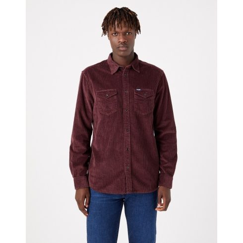 Wrangler®  Férfi kordbársony ing-Two Flap Pocket Shirt-Aube