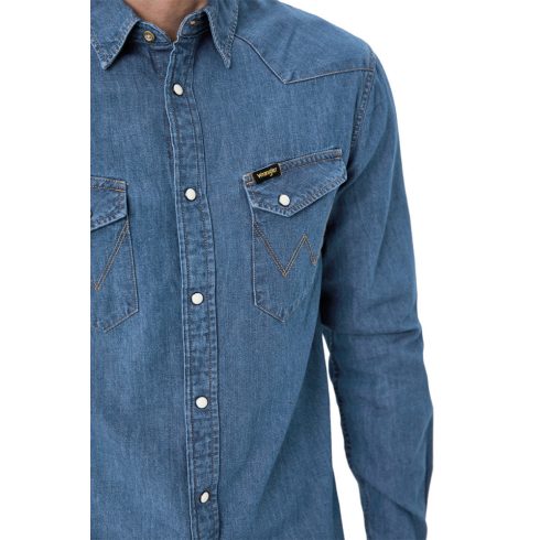 Wrangler férfi farmering- Slim Fit-Mid stone