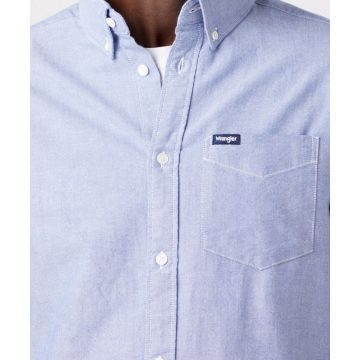 Wrangler®  Férfi ing- Regular-Button Down Shirt-Blue Tin