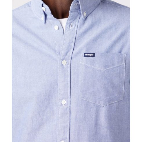 Wrangler®  Férfi ing- Regular-Button Down Shirt-Blue Tin
