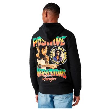 Wrangler® X Bob Marley Férfi pulóver-Black