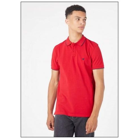 Wrangler® férfi galléros póló - Red