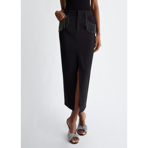 LIU•JO Női szoknya-Gonna Lunga Sierens- Nero