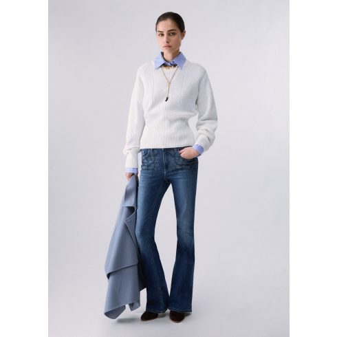 LIU•JO Női pulóver Maglia chiusa - Bianco