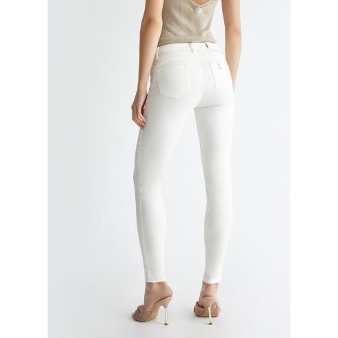 LIU•JO Női nadrág- Bottom Up-Skinny-Bianco ottico